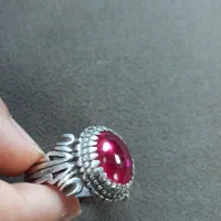 انگشتر مردانه نقره دست ساز