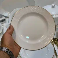 سرویس چینی 12 نفره زرین رادیانس لب طلا آکبند|ظروف سرو و پذیرایی|تهران, شوش (باغ آذری)|دیوار