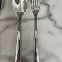 قاشق و چنگال ناب استیل