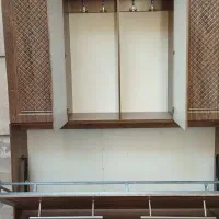 تخت یک نفره کم جا از برند کم جا چوب|تخت و سرویس خواب|تهران, نظامی گنجوی (توانیر)|دیوار