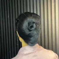 اجرای شنیون و براشینگ مو