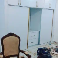 نصب کمد دیواری ام دی اف ملامینه درجه یک تحویل فوری|جاکفشی، کمد، دراور|تبریز, |دیوار