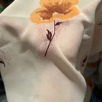 پارچه کرپ ژورژت گلدار ، پارچه مل مل سفید|لوازم خیاطی و بافتنی|تهران, شهرک غرب|دیوار