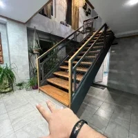 پله چوبی نرده وکفپله چوب نرده فلز وچوب وشیشه ترکیب|خدمات پیشه و مهارت|شیراز, تاچارا|دیوار