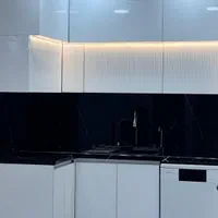 کابینت آشپزخانه ام دی اف سفید و‌ میله ای|مصالح و تجهیزات ساختمان|گرگان, |دیوار