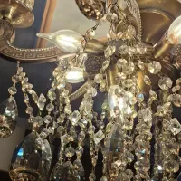 لوستر برنز طرح ورساچه|لوستر و چراغ آویز|شهریار, شهریار|دیوار