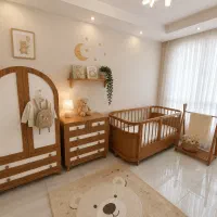 سرویس خواب کودک نوجوان گوهر/ تخت کمد دراور / رگال