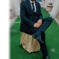 کت و شلوار مردانه مشکی سوزنی