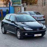 پژو 206 مشکی تیپ 5 بدون رنگ