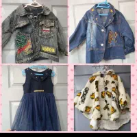 تعداد زیادی لباس زمستون تابستون نوزادی تا۶ سالگی