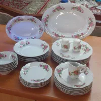 سرویس چینی گلسرخی قدیمی