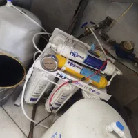 پک کامل آب تصویه و دستگاه قهوه و دوتا آسیاب