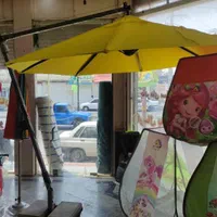 چتر سایبان پایه بغل اروپایی برزنت/نانو/|کافیشاپ و رستوران|برازجان, |دیوار