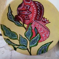 انواع بشقاب دیوارکوب سفالی یلدایی قابل شستشو