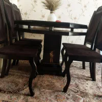 سرویس ناهارخوری شش نفره|میز و صندلی غذاخوری|شیراز, انجیره|دیوار