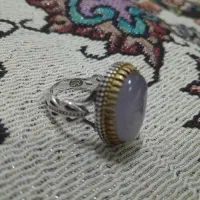 انگشتر نقره عقیق سوسنی