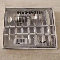 سرویس قاشق چنگال ۵۶پارچه ایکیا