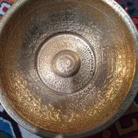 کاسه دعا برنجی قلم کاری