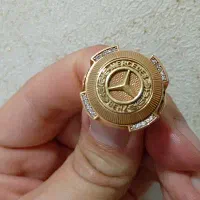 انگشتر طلا آرم بنز