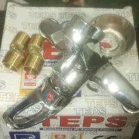 شیرحمام کروم مدل اسپانیایی|لوازم حمام|پرند, فاز ۱|دیوار