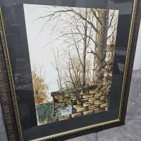 نقاشی قیر و رنگ روغن...|تابلو، نقاشی، عکس|پیشوا, |دیوار