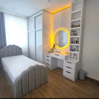 کابینت و کمد دیواری ام دی افی ودرب چوبی|خدمات پیشه و مهارت|رشت, باهنر|دیوار