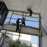 حمل و نقل شیشه به طبقات