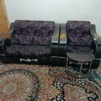 مبل شش نفره وجلومبلی ومیز|مبلمان خانگی و میز عسلی|پیر بکران, |دیوار