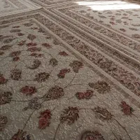 ۴تخته فرش ابریشم و پشتی