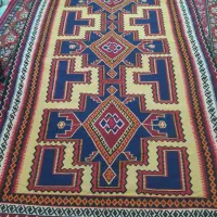 دو عدد گلیم دستباف پشمی سنتی نمین