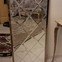 اینه دکوری لوزی دودی ،۱۴۰ در ۶۰ دکوراتیو آینه لوزی