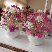 گل کریستال|گل مصنوعی|هشتگرد, هشتگرد قدیم|دیوار