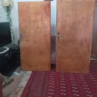 یک جفت درباقفل بدون چاچوب