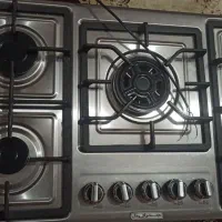 اوجاق گاز پنج شعله استیل نو