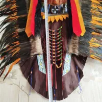 مجسمه دیوارکوب صورتک سرخ پوست|تابلو، نقاشی، عکس|شیراز, شهرک جماران|دیوار