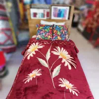 فروش عمده پتو نرمین گلدار یکنفره|رختخواب، بالش، پتو|تهران, تهران پارس|دیوار
