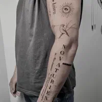 تتو حرفه ای . سالن تتو . تتو ابرنگی