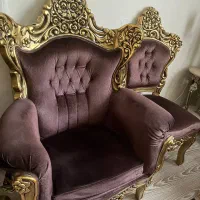 مبلمان ۹ نفره و ناهار خوری ۸ نفره ورق طلا