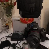 دوربین کانن canon750D لنز 18.135|دوربین عکاسی و فیلم‌برداری|تهران, بریانک|دیوار