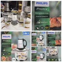 خردکن غذاساز 3کاره مدلPL-217 شرکت فلیپس 2کاسه 9تیغ