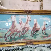 دو تابلوی دست باف