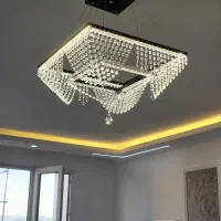 لوستر کریستالی مدل لورنتیا* Laurentia *|لوستر و چراغ آویز|مشهد, الهیه|دیوار