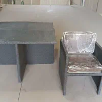 میز و صندلی حصیری