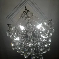 دو عدد لوستر کریستال
