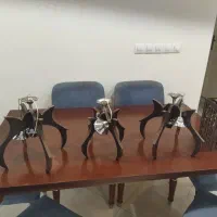 چهار عدد لوستر چوبی
