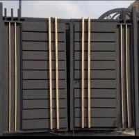 باغی اهنی درب مدرن وکلاسیک حیاط شگیل کد ۲۰ سبک سنگ