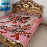 سرویس خواب کاملا چوب و میز تی وی