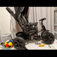 سه چرخ تاشو تیتان پلاس مشکی