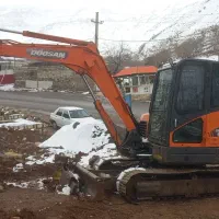 فروش مینی بیل زنجیری دوسان DX63