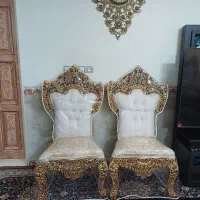 مبل سلطنتی طلایی|مبلمان خانگی و میز عسلی|بهار, |دیوار